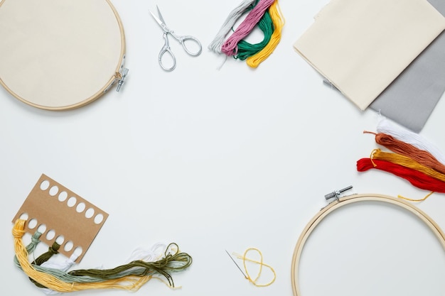 Biurko z pracownią haftu